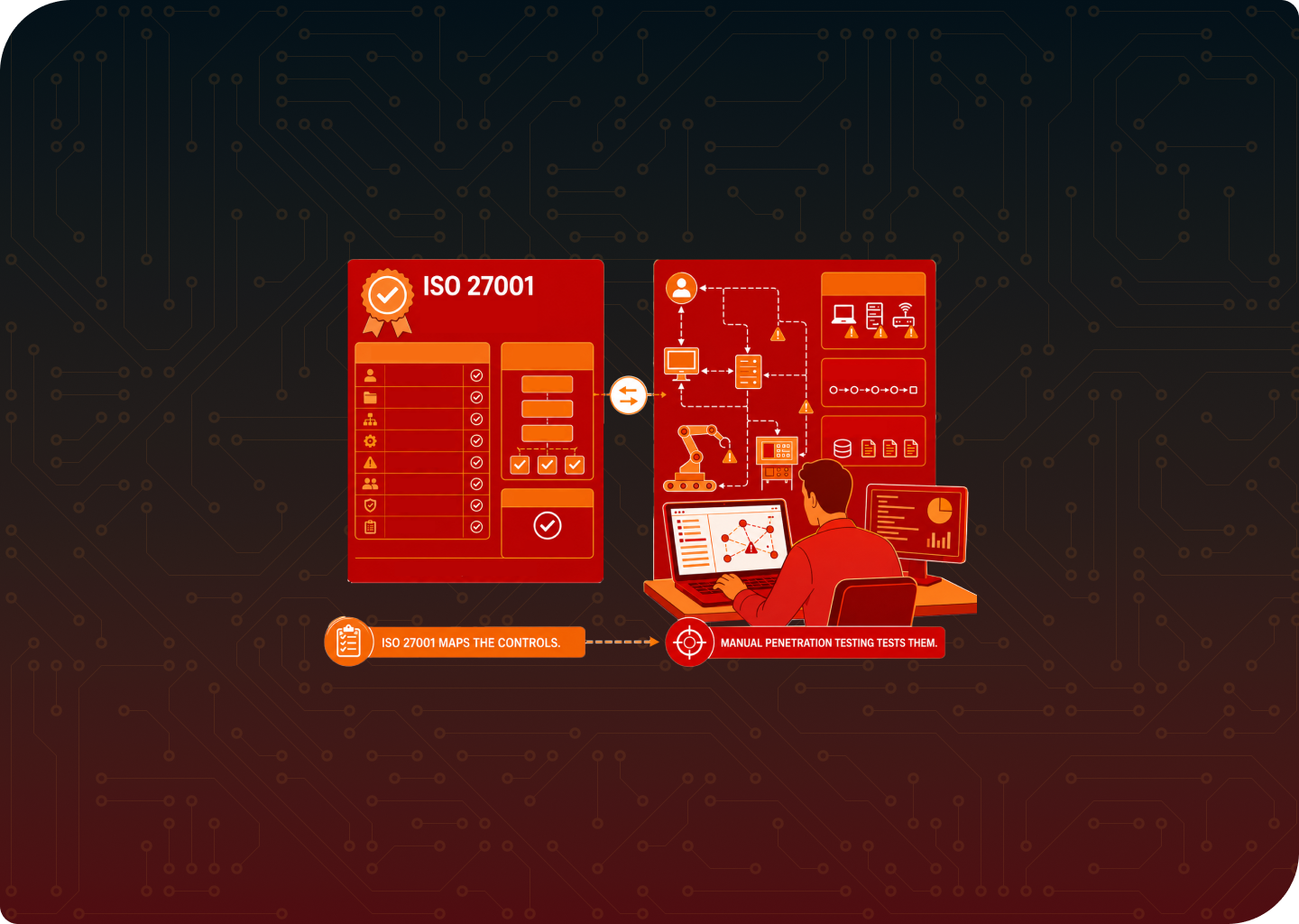 Pentesting gives validity to your ISO 27001 compliance.